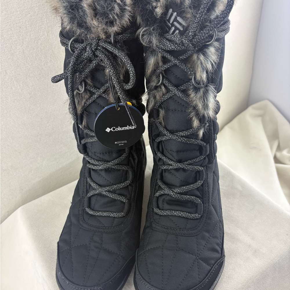 Columbia Black Women's minx Winter Boots size 6 new in box - Picture 2 of 8